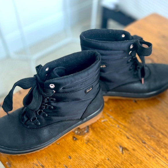 Women’s Keds Camp Waterproof Boots Black Size 8 - Picture 3 of 6